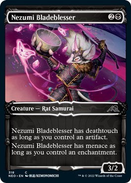 Nezumi Bladeblesser (Showcase) (Kamigawa: Neon Dynasty) Near Mint
