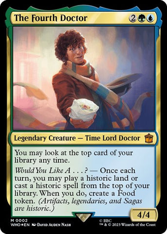 The Fourth Doctor (Universes Beyond: Doctor Who) Near Mint Foil