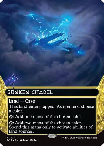 Sunken Citadel (0041) (Borderless) (Stellar Sights) Near Mint