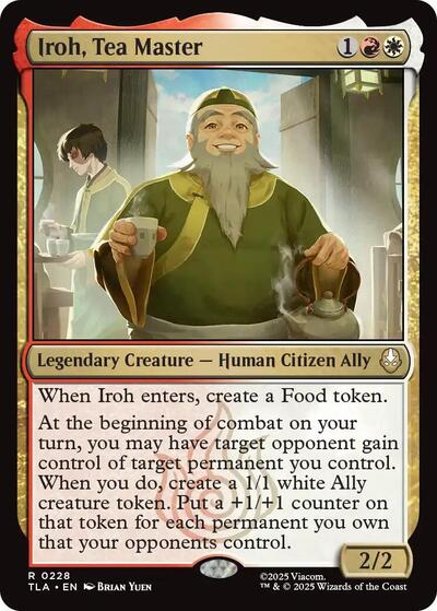 Iroh, Tea Master (Avatar: The Last Airbender) Light Play Foil