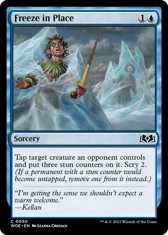 Freeze in Place (Wilds of Eldraine) Near Mint Foil