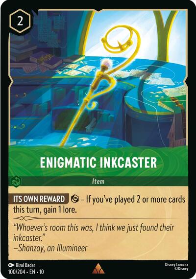 Enigmatic Inkcaster (Whispers in the Well) Near Mint Cold Foil