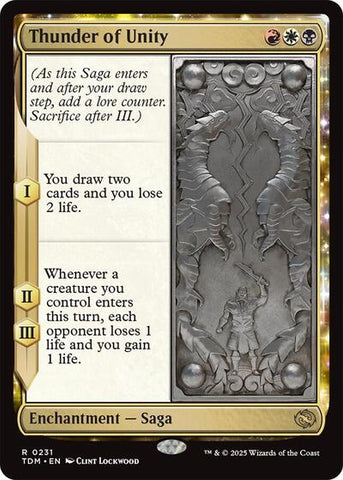 Thunder of Unity (Tarkir: Dragonstorm) Near Mint Foil