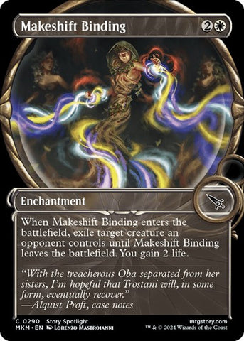 Makeshift Binding (Showcase) (Murders at Karlov Manor) Near Mint Foil