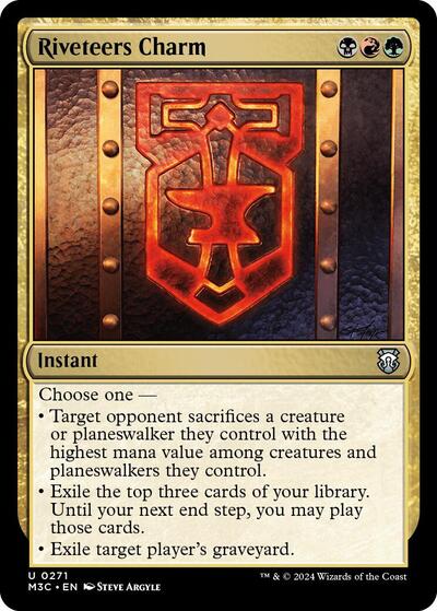 Riveteers Charm (Commander: Modern Horizons 3) Near Mint