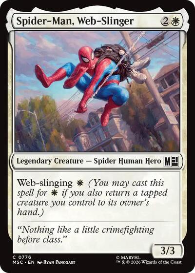 Spider-Man, Web-Slinger (Commander: Marvel Super Heroes) Near Mint