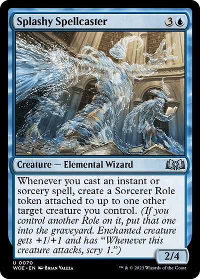 Splashy Spellcaster (Wilds of Eldraine) Near Mint