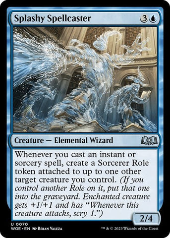 Splashy Spellcaster (Wilds of Eldraine) Near Mint