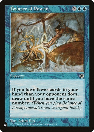 Balance of Power (The List) Near Mint