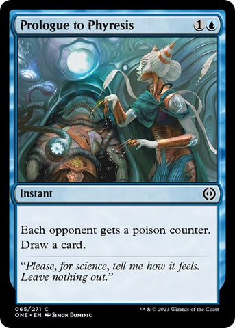 Prologue to Phyresis (Phyrexia: All Will Be One) Near Mint Foil