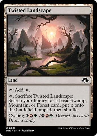Twisted Landscape (Modern Horizons 3) Near Mint Foil
