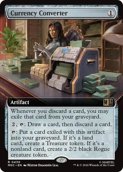 Currency Converter (Extended Art) (Commander: Marvel Super Heroes) Near Mint