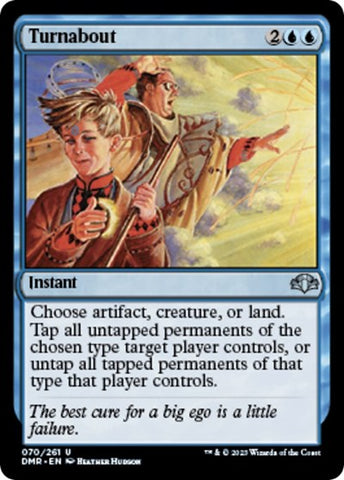 Turnabout (Dominaria Remastered) Near Mint Foil