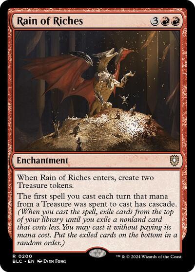 Rain of Riches (Commander: Bloomburrow) Near Mint