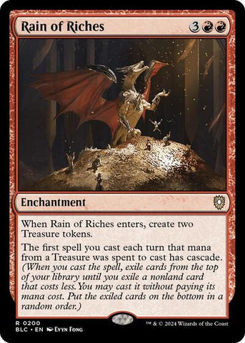 Rain of Riches (Commander: Bloomburrow) Near Mint