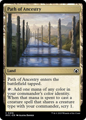 Path of Ancestry (Commander: March of the Machine) Near Mint