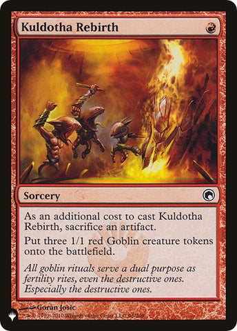 Kuldotha Rebirth (The List) Near Mint