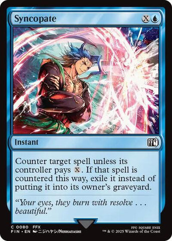 Syncopate (Universes Beyond: FINAL FANTASY) Near Mint Foil