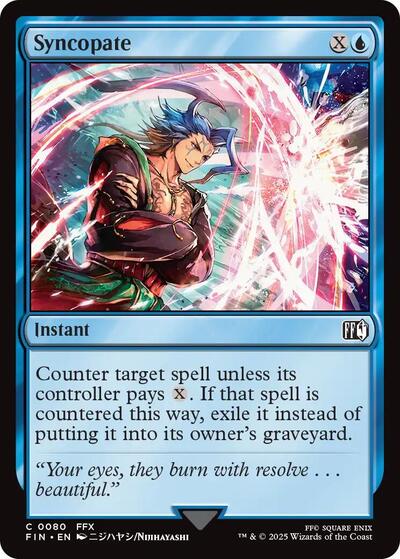 Syncopate (Universes Beyond: FINAL FANTASY) Light Play Foil