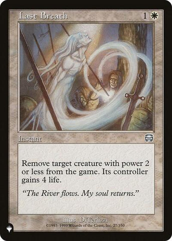 Last Breath (The List) Near Mint
