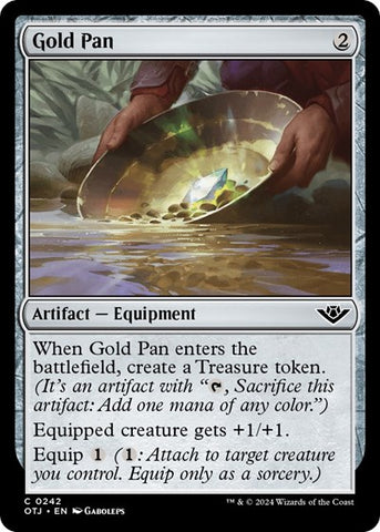 Gold Pan (Outlaws of Thunder Junction) Near Mint Foil