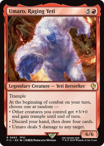 Umaro, Raging Yeti (Commander: FINAL FANTASY) Near Mint
