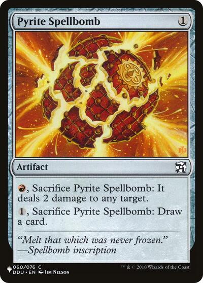 Pyrite Spellbomb (The List) Near Mint