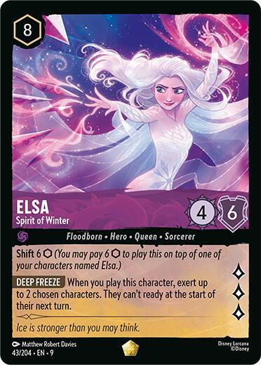 Elsa - Spirit of Winter (Fabled) Near Mint Cold Foil