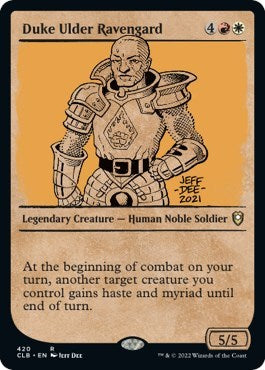 Duke Ulder Ravengard (Showcase) (Commander Legends: Battle for Baldur's Gate) Near Mint Foil