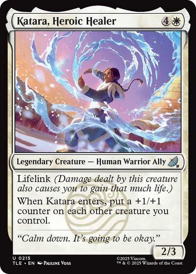 Katara, Heroic Healer (Avatar: The Last Airbender: Eternal-Legal) Near Mint