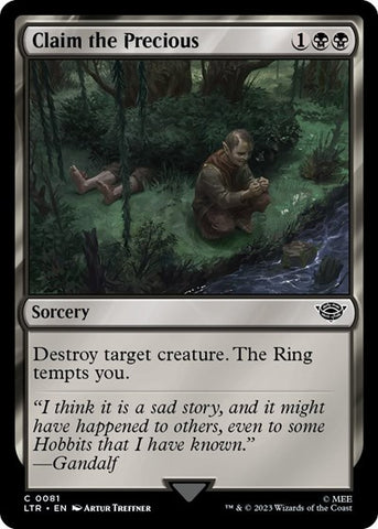 Claim the Precious (Universes Beyond: The Lord of the Rings: Tales of Middle-earth) Near Mint Foil