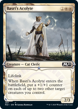 Basri's Acolyte (Showcase) (Magic 2021 Core Set) Near Mint