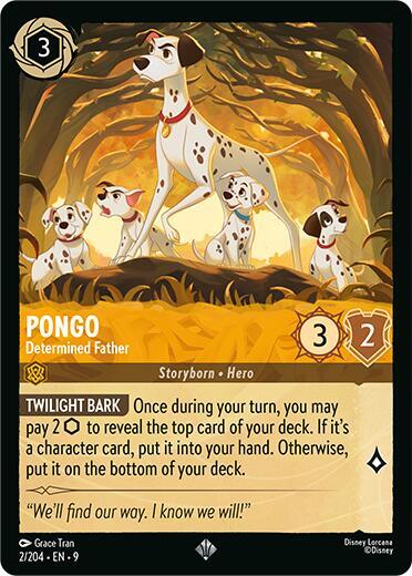 Pongo - Determined Father (Fabled) Near Mint Cold Foil