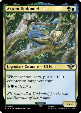 Arwen Undomiel (Universes Beyond: The Lord of the Rings: Tales of Middle-earth) Near Mint Foil