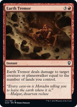 Earth Tremor (Commander Legends: Battle for Baldur's Gate) Near Mint Foil