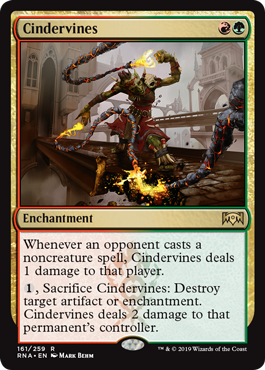 Cindervines (Ravnica Allegiance) Near Mint