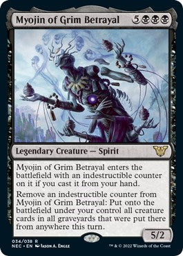 Myojin of Grim Betrayal (Commander: Kamigawa: Neon Dynasty) Near Mint