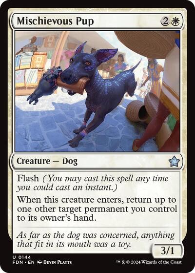 Mischievous Pup (Foundations) Near Mint