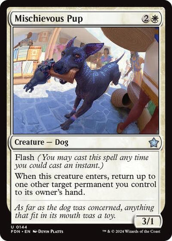 Mischievous Pup (Foundations) Near Mint