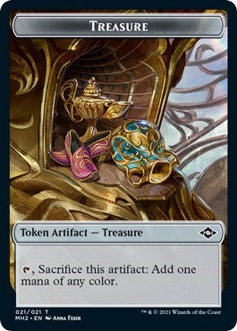 Treasure (021) Token (Modern Horizons 2) Near Mint