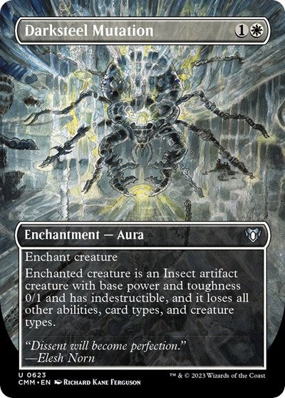 Darksteel Mutation (Borderless) (Commander Masters) Light Play Foil