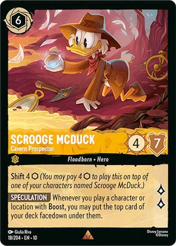 Scrooge McDuck - Cavern Prospector (Whispers in the Well) Near Mint