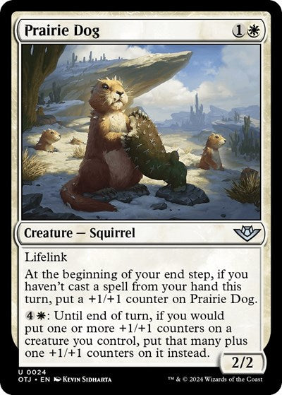 Prairie Dog (Outlaws of Thunder Junction) Light Play Foil
