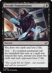 Decode Transmissions (Edge of Eternities) Near Mint Foil