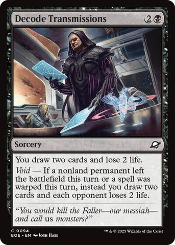 Decode Transmissions (Edge of Eternities) Near Mint