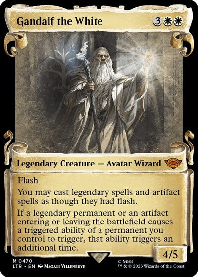 Gandalf the White (Showcase Scrolls) (Universes Beyond: The Lord of the Rings: Tales of Middle-earth) Near Mint