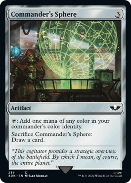 Commander's Sphere (233) (Universes Beyond: Warhammer 40K) Near Mint
