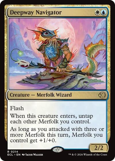 Deepway Navigator (Lorwyn Eclipsed) Near Mint Foil