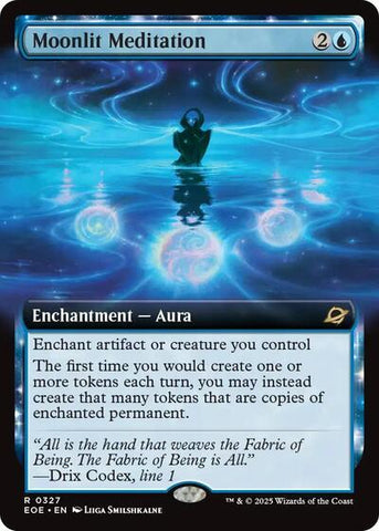 Moonlit Meditation (Extended Art) (Edge of Eternities) Near Mint Foil