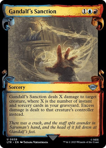 Gandalf's Sanction (Showcase Scrolls) (Universes Beyond: The Lord of the Rings: Tales of Middle-earth) Near Mint Foil